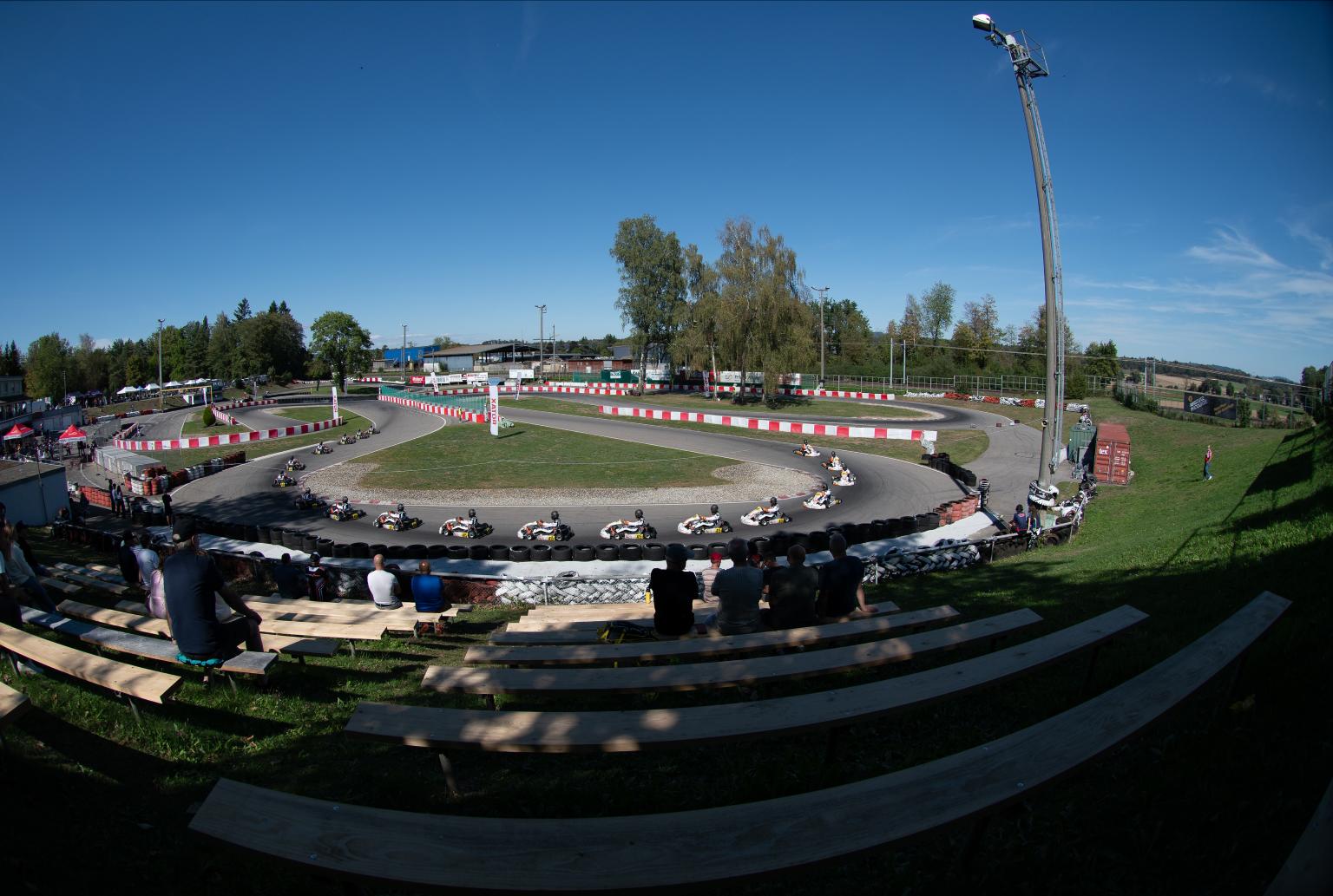 Kart race at Rotax Cup Wohlen